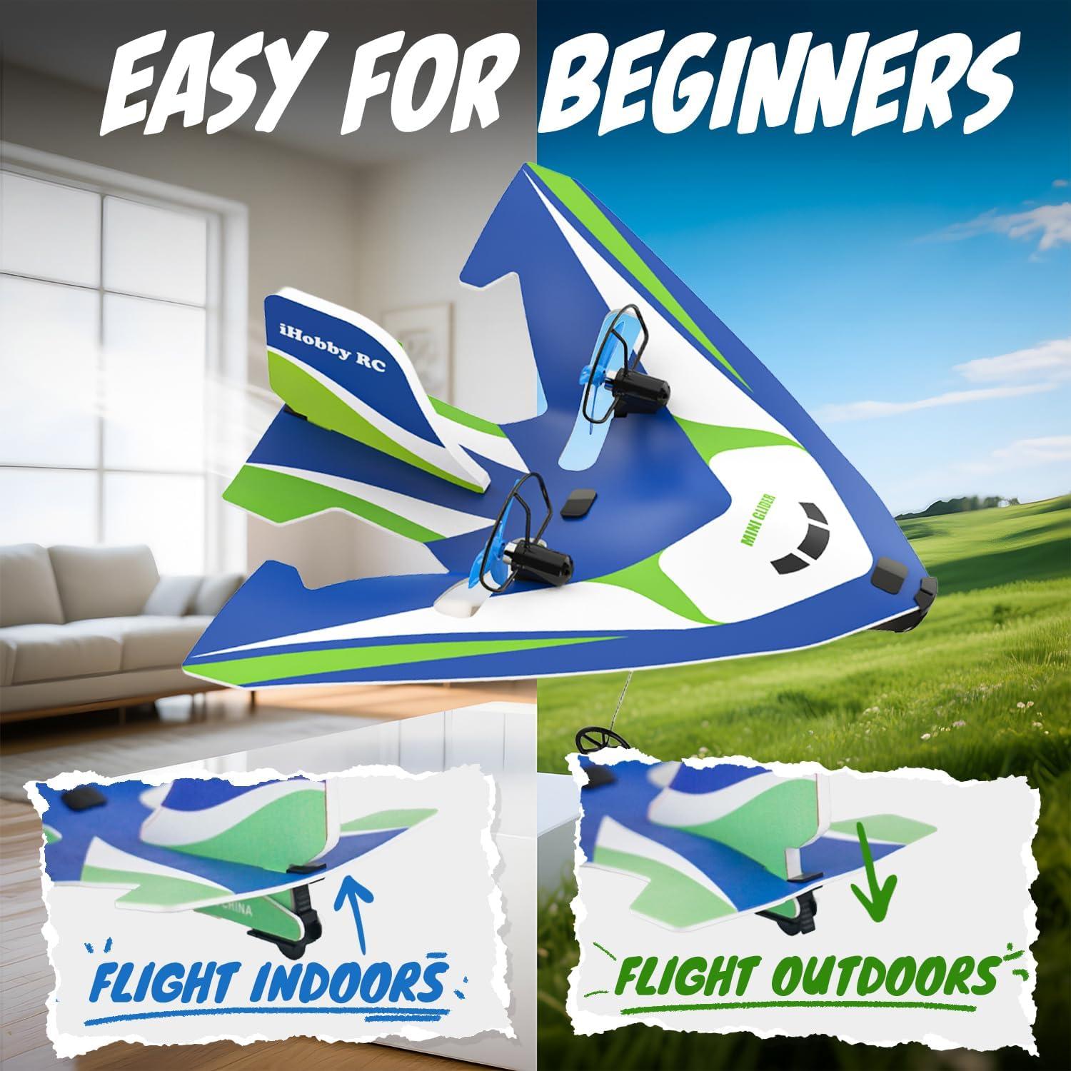 Avión RC Bezgar XC-H107B - 30 Min Vuelo, 3 Baterías