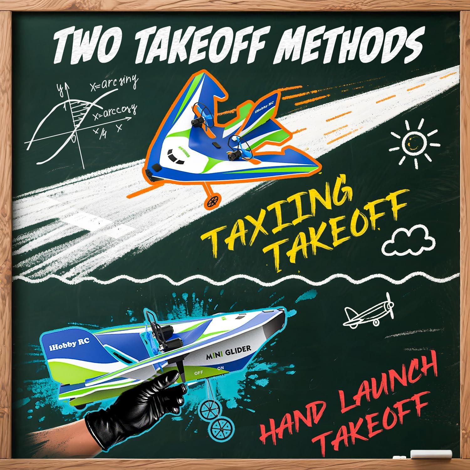 Avión RC Bezgar XC-H107B - 30 Min Vuelo, 3 Baterías