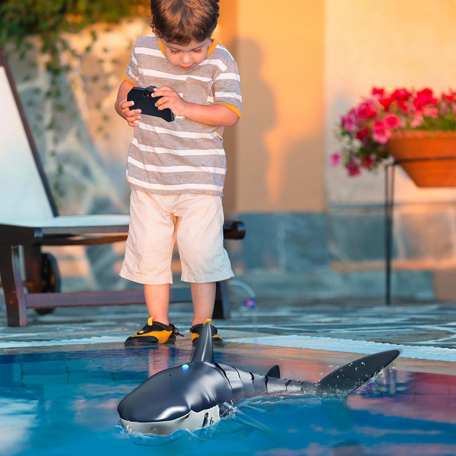 Juguete de Tiburón Control Remoto KIZONLY 1:18 para Piscina