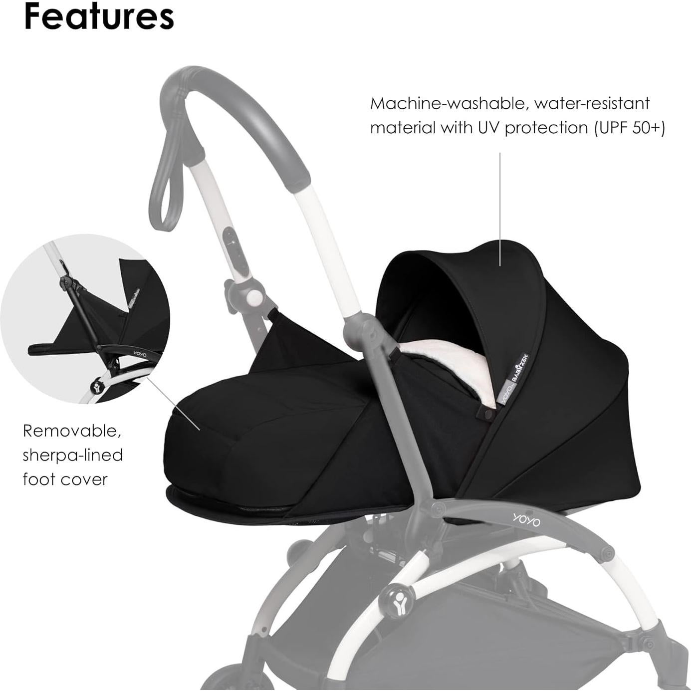 Paquete para Recién Nacidos BABYZEN YOYO 0+ - Negro