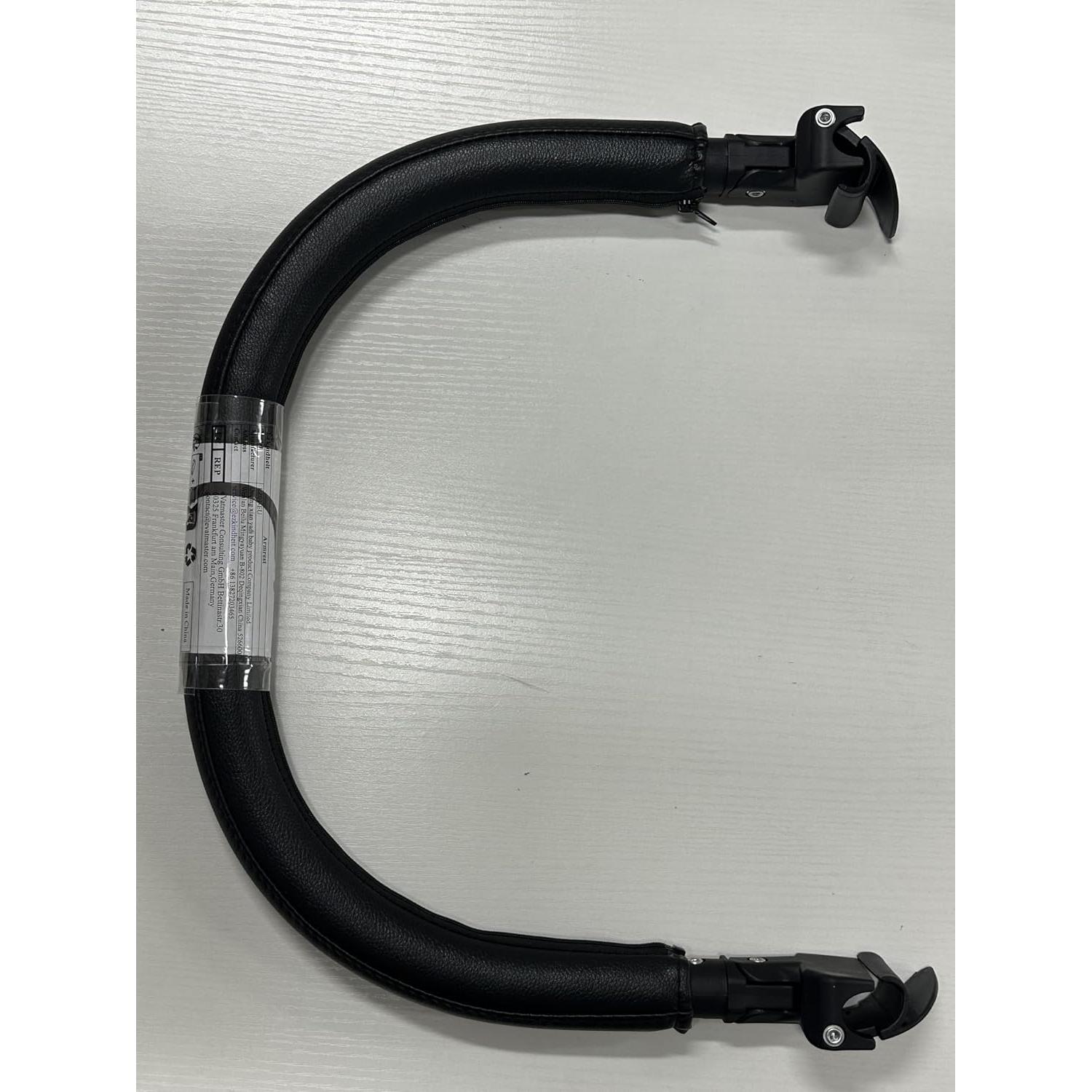 Barra de Parachoques para Cochecito BBZ Yoyo/Yoya - Cuero PU Negro