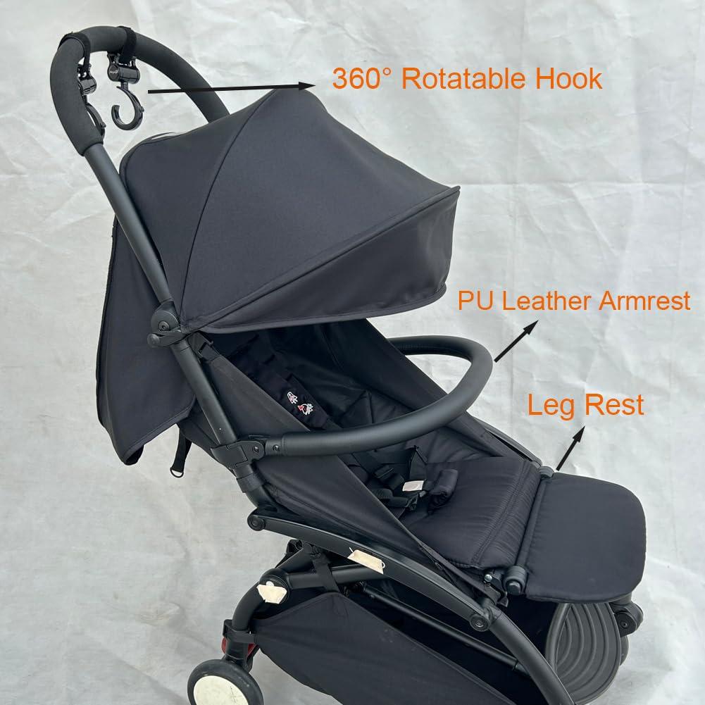 Set 3 Accesorios para Cochecito Babyzen YOYO 2 - Reposabrazos, Tablero y Ganchos
