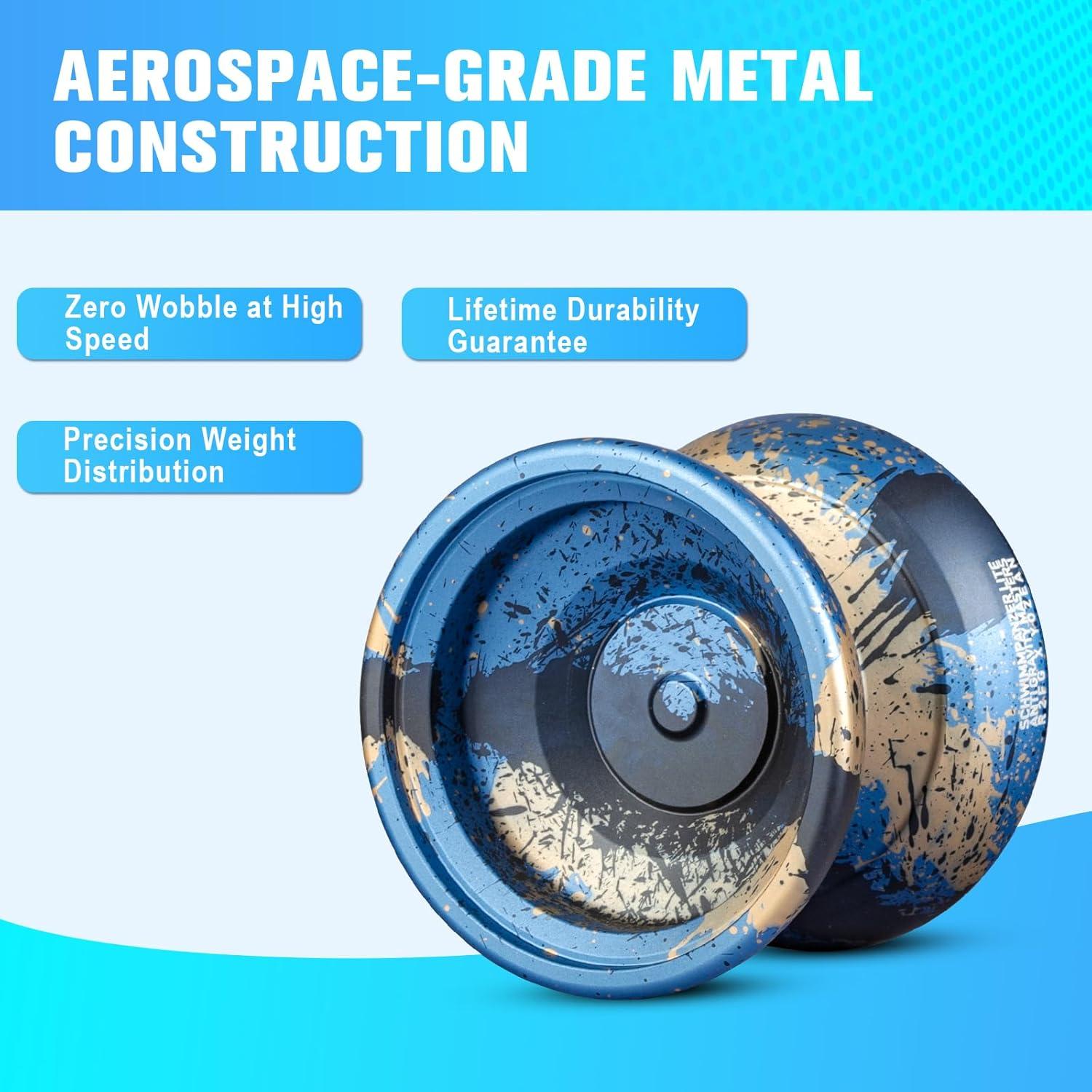 Yoyo Metálico TK2 Profesional para Niños y Adultos - Azul