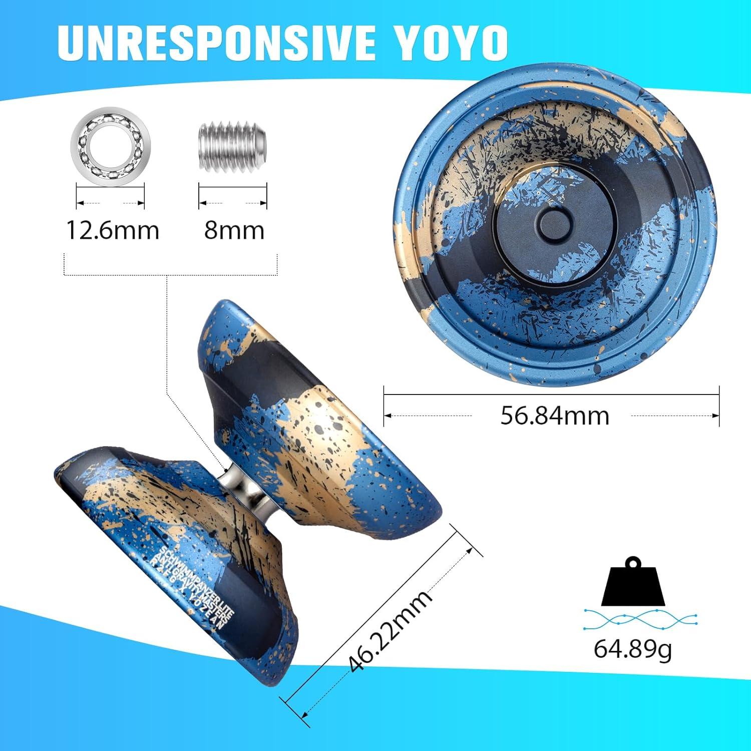 Yoyo Metálico TK2 Profesional para Niños y Adultos - Azul