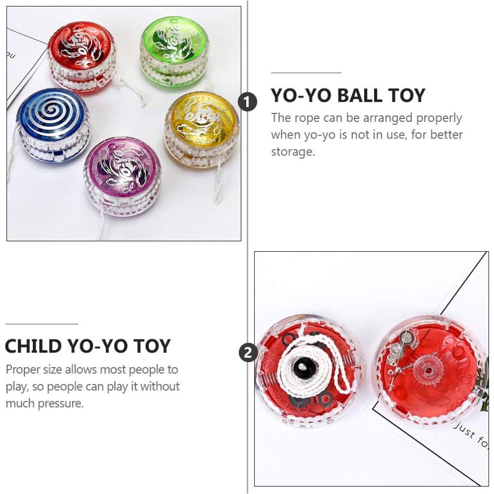 Yo-Yo Iluminado Profesional Amosfun 5 Piezas para Niños