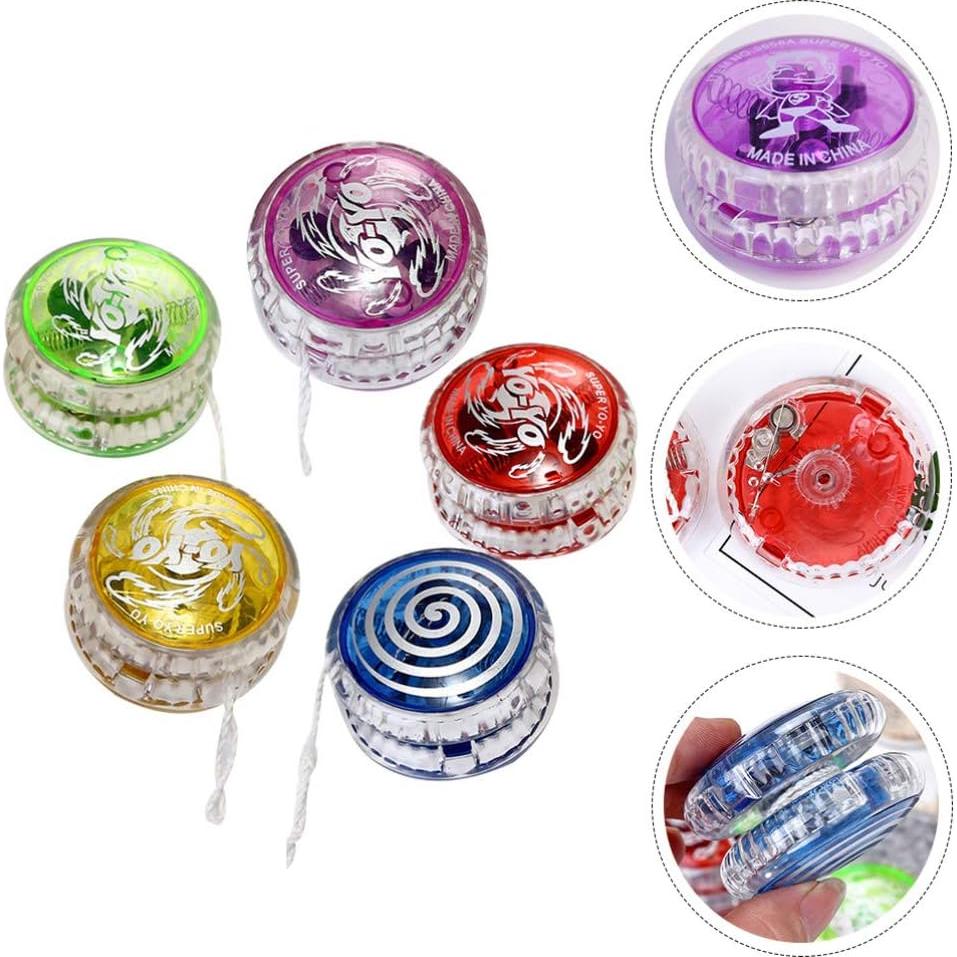 Yo-Yo Iluminado Profesional Amosfun 5 Piezas para Niños