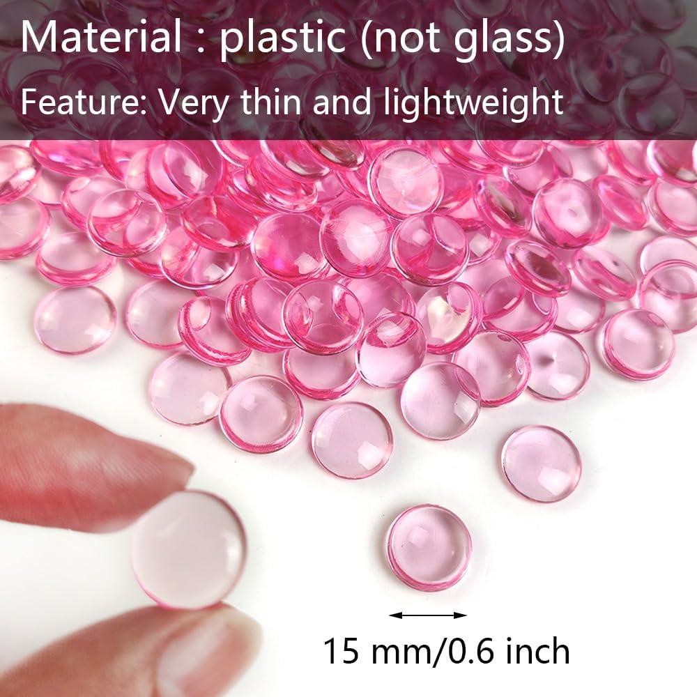 Rellenos de Jarrón Rosa Brillante HappyFiller 630 PCS 15 mm