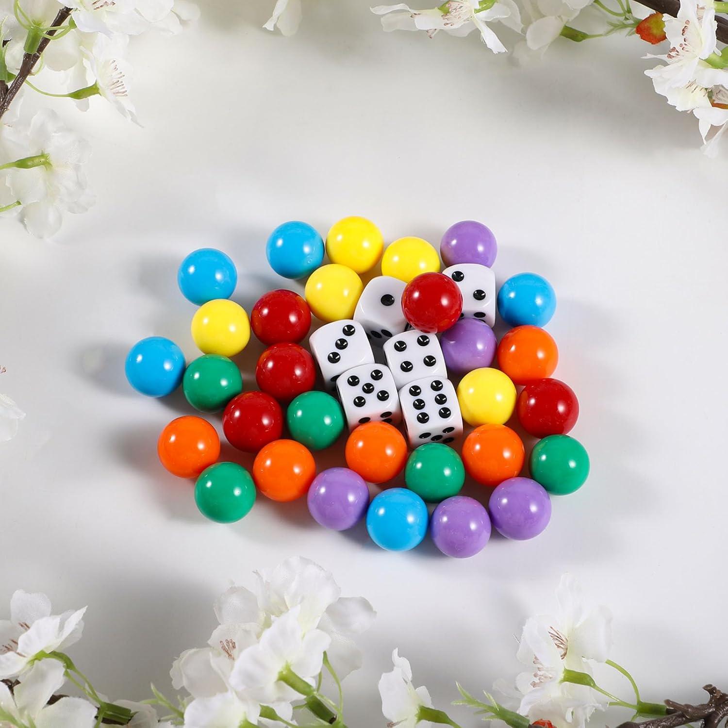 30 Canicas de Reemplazo 14mm para Juego Wahoo Aggravation