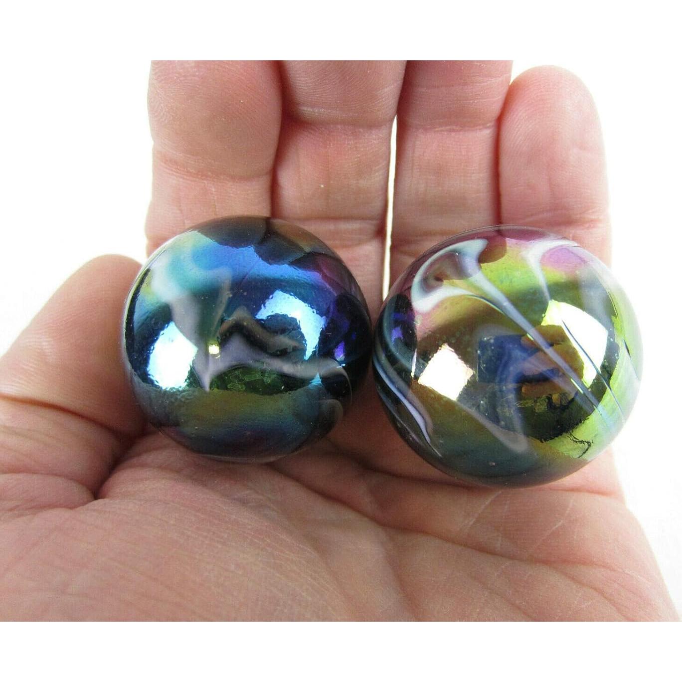 Lote de 2 Canicas de Vía Láctea LK Warehouse 3.49 cm