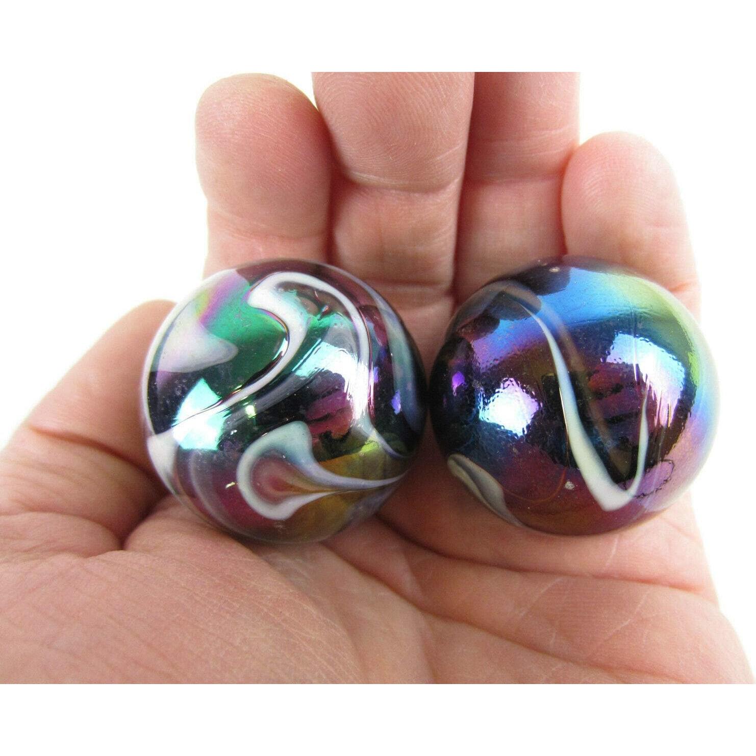 Lote de 2 Canicas de Vía Láctea LK Warehouse 3.49 cm