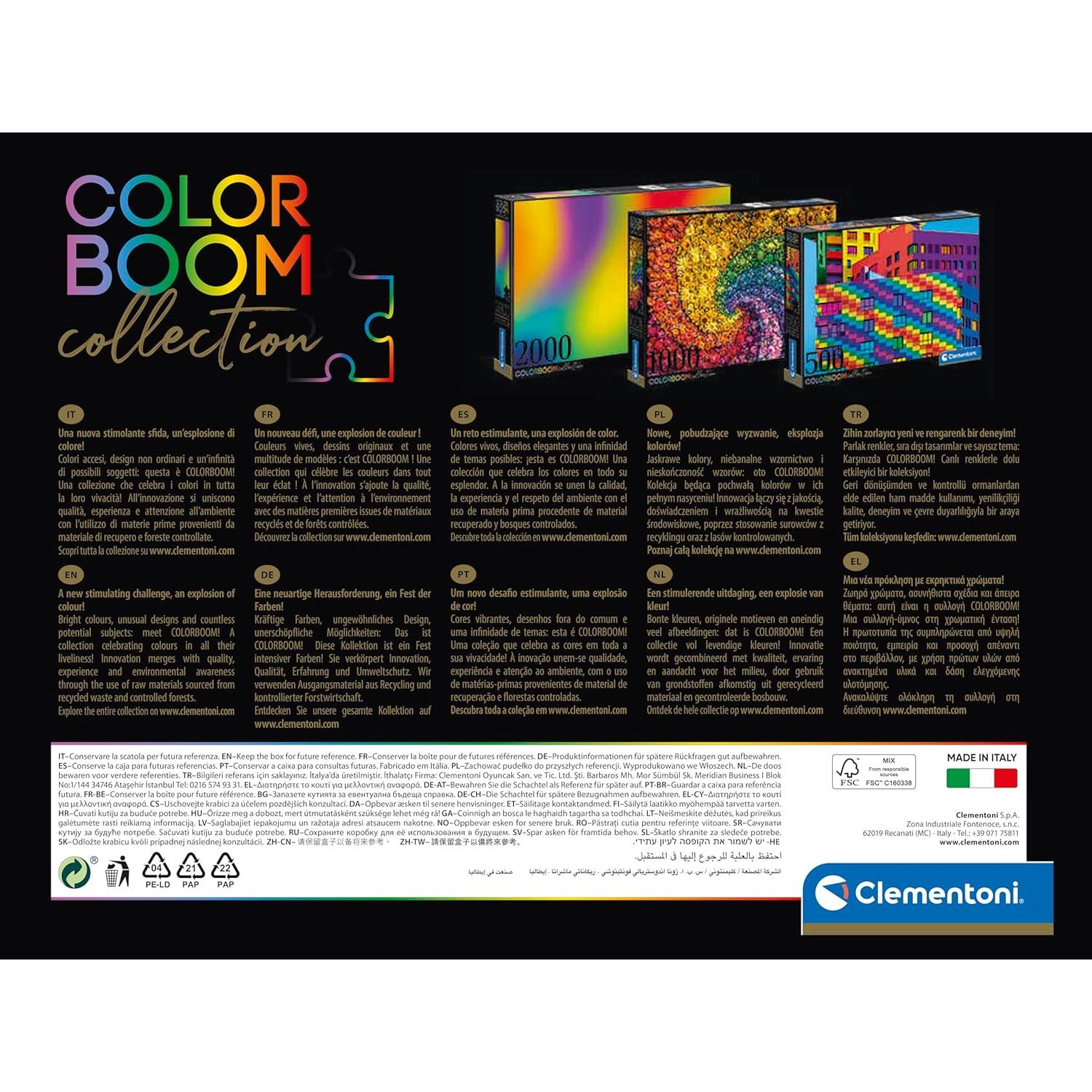 Rompecabezas 1000 Piezas Clementoni Colorboom 69x50 cm