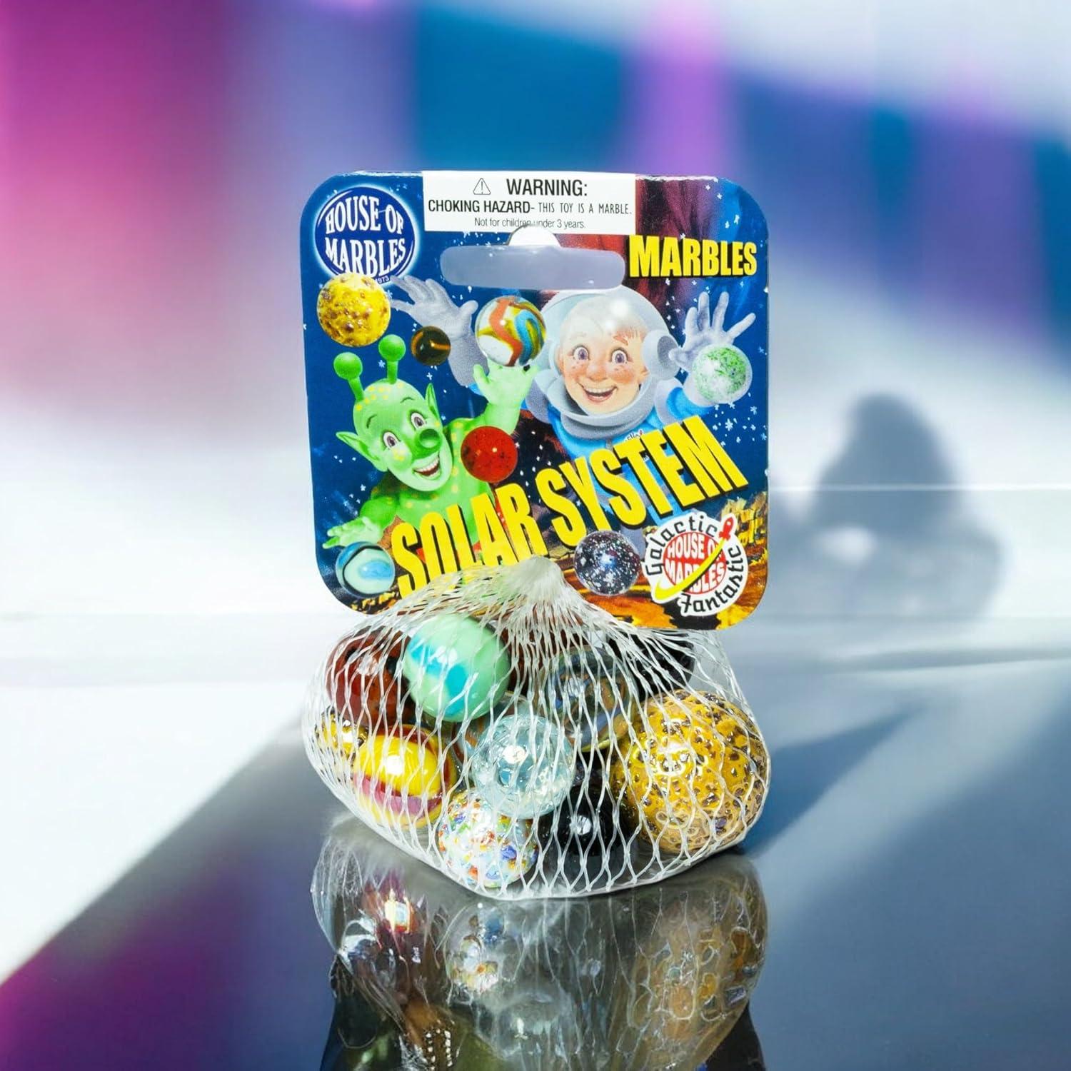 Bolsa de Red con Canicas del Sistema Solar - House of Marbles