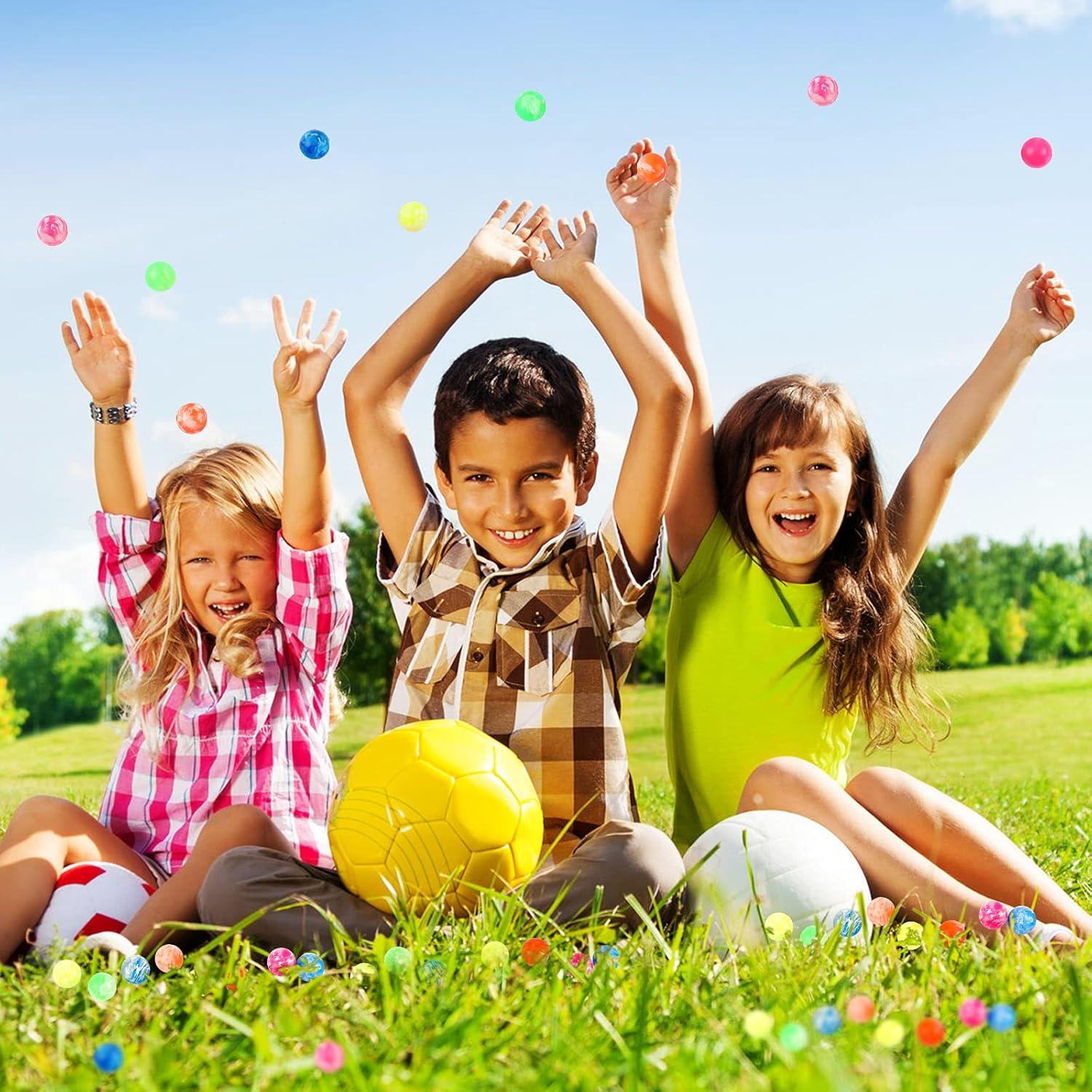 100 Pelotas Saltarinas de Goma Sumind 20 mm Colores Vivos