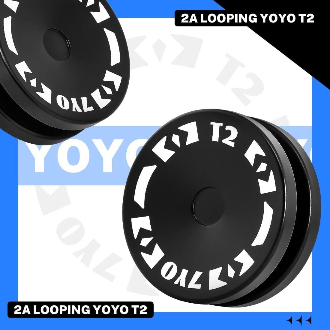 Yoyo T2 2A Responsivo 7YO para Niños - Aluminio 6061 Negro