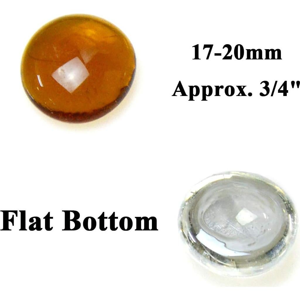 Canicas de Vidrio Planas Kissvian 2kg 19-20mm Decoración