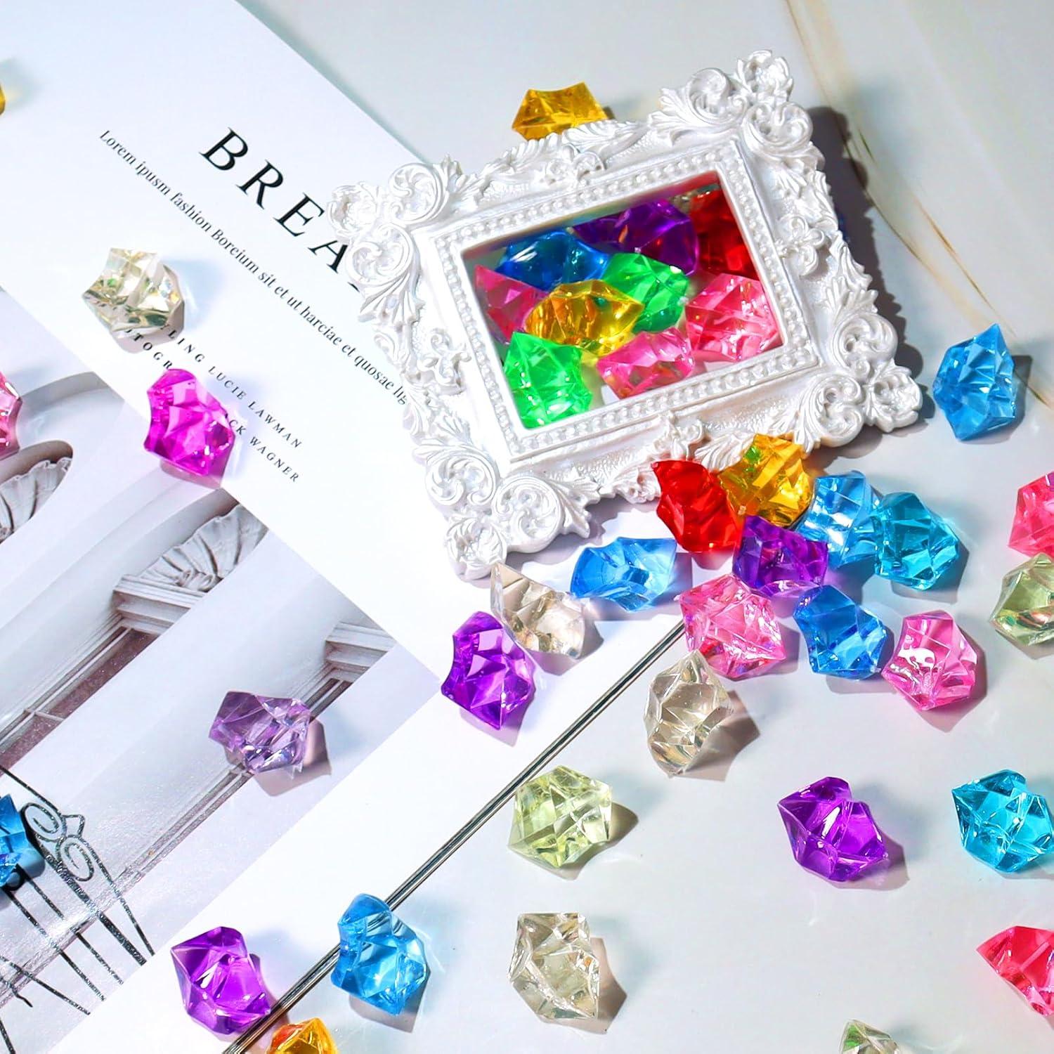 Rocas de Hielo Falsas Ceya 220PCS Acrílicas Coloridas 428g