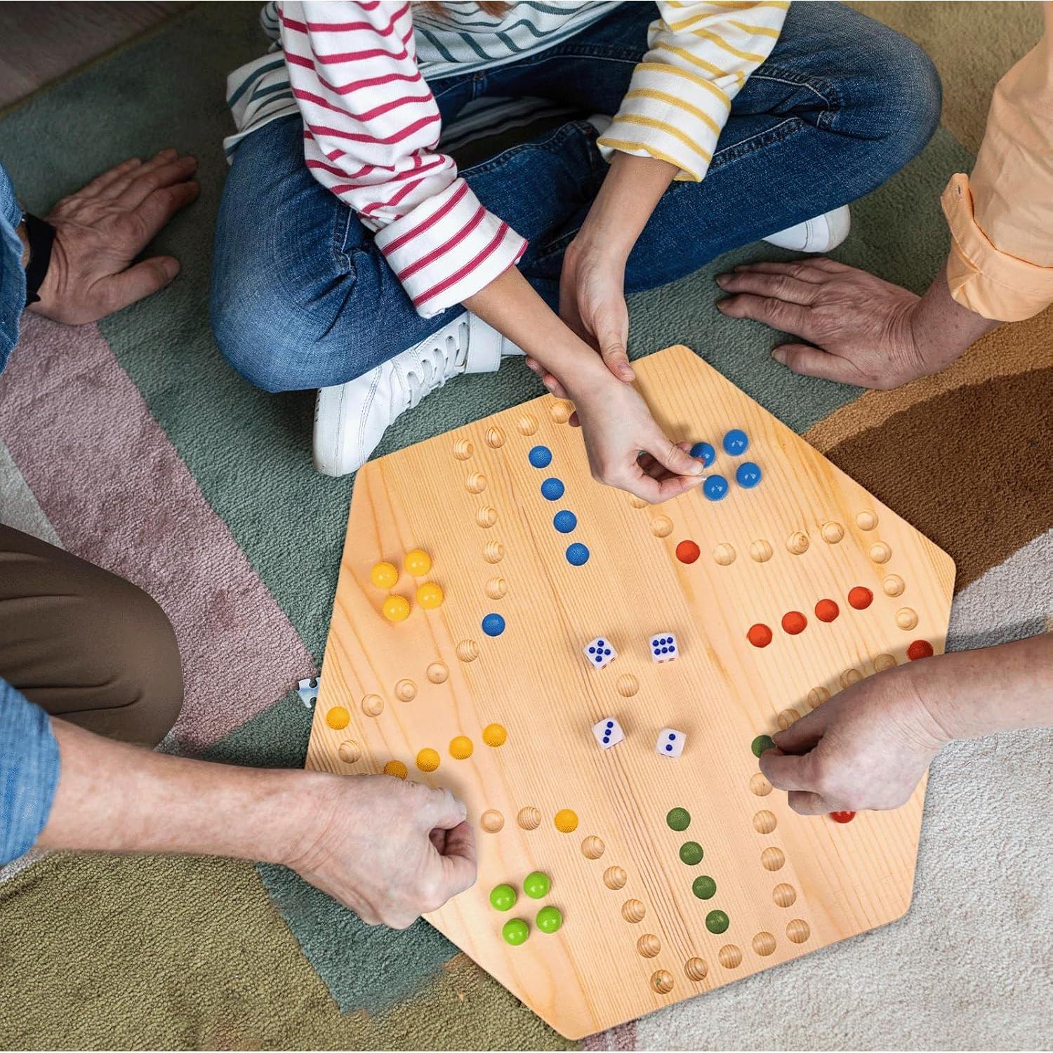 Juego de Mesa Fast Track Wahoo 2 en 1 para 4-6 Jugadores