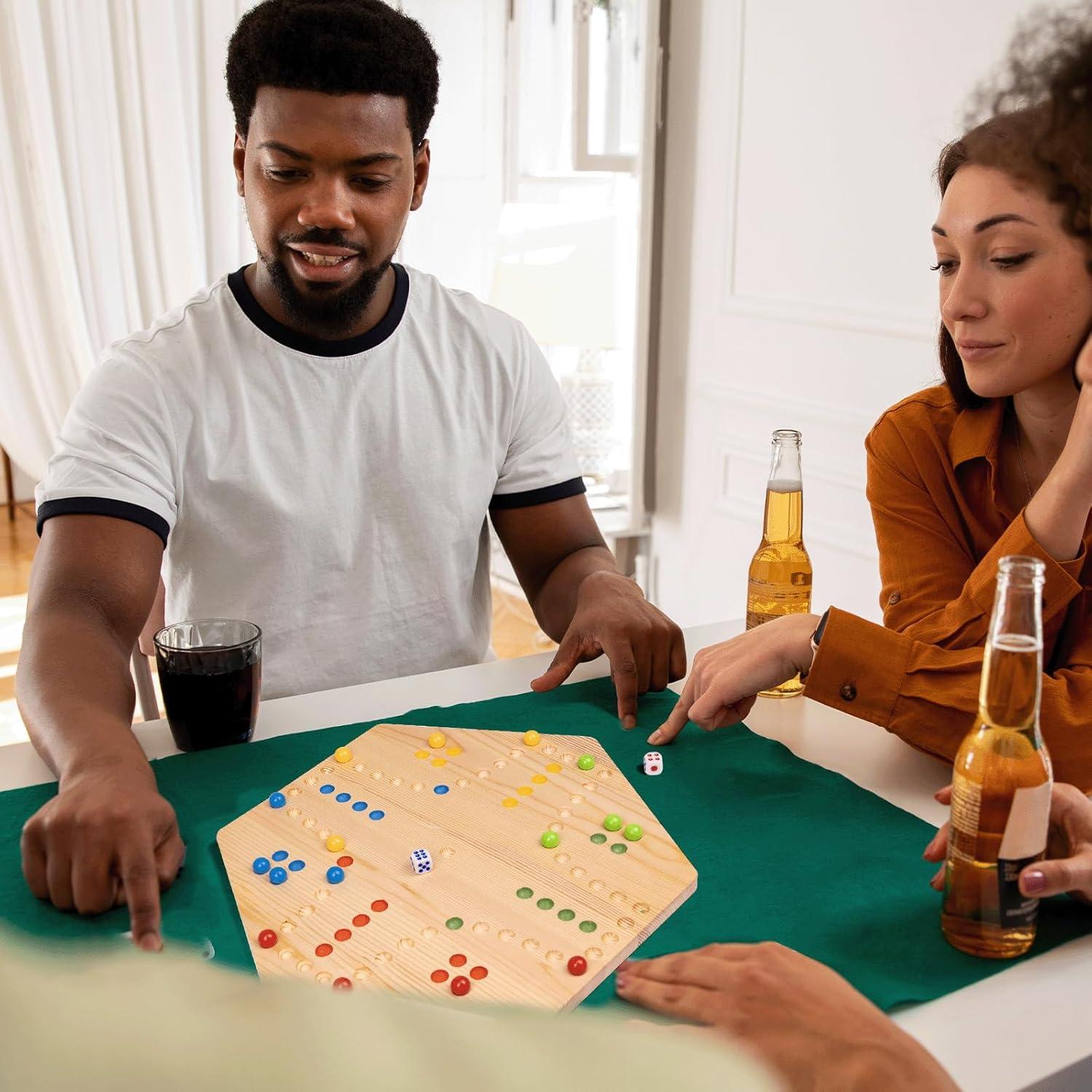 Juego de Mesa Fast Track Wahoo 2 en 1 para 4-6 Jugadores