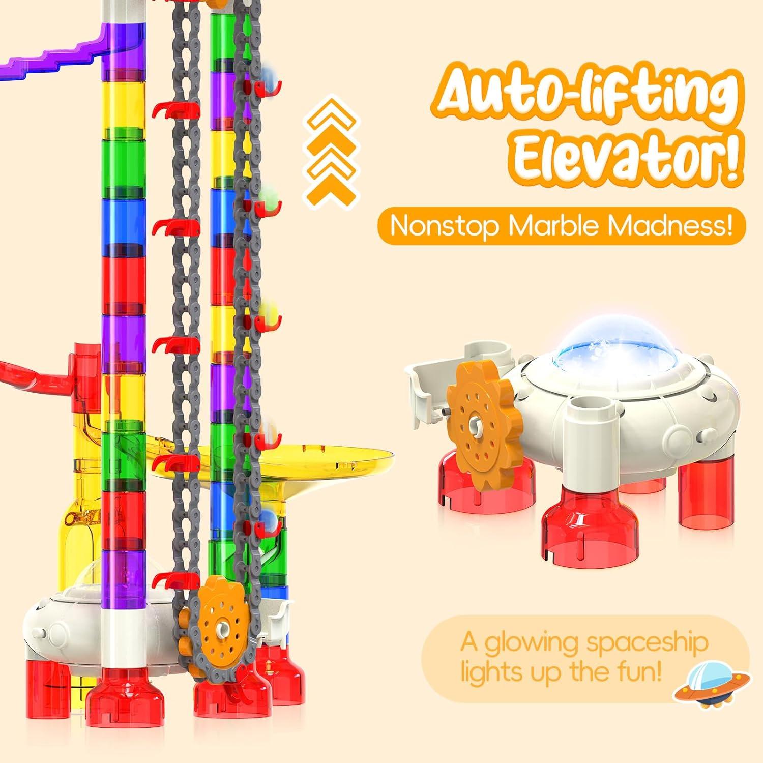 Carrera de Canicas Motorizada Shantou Nai De - Juguete STEM 153 Piezas