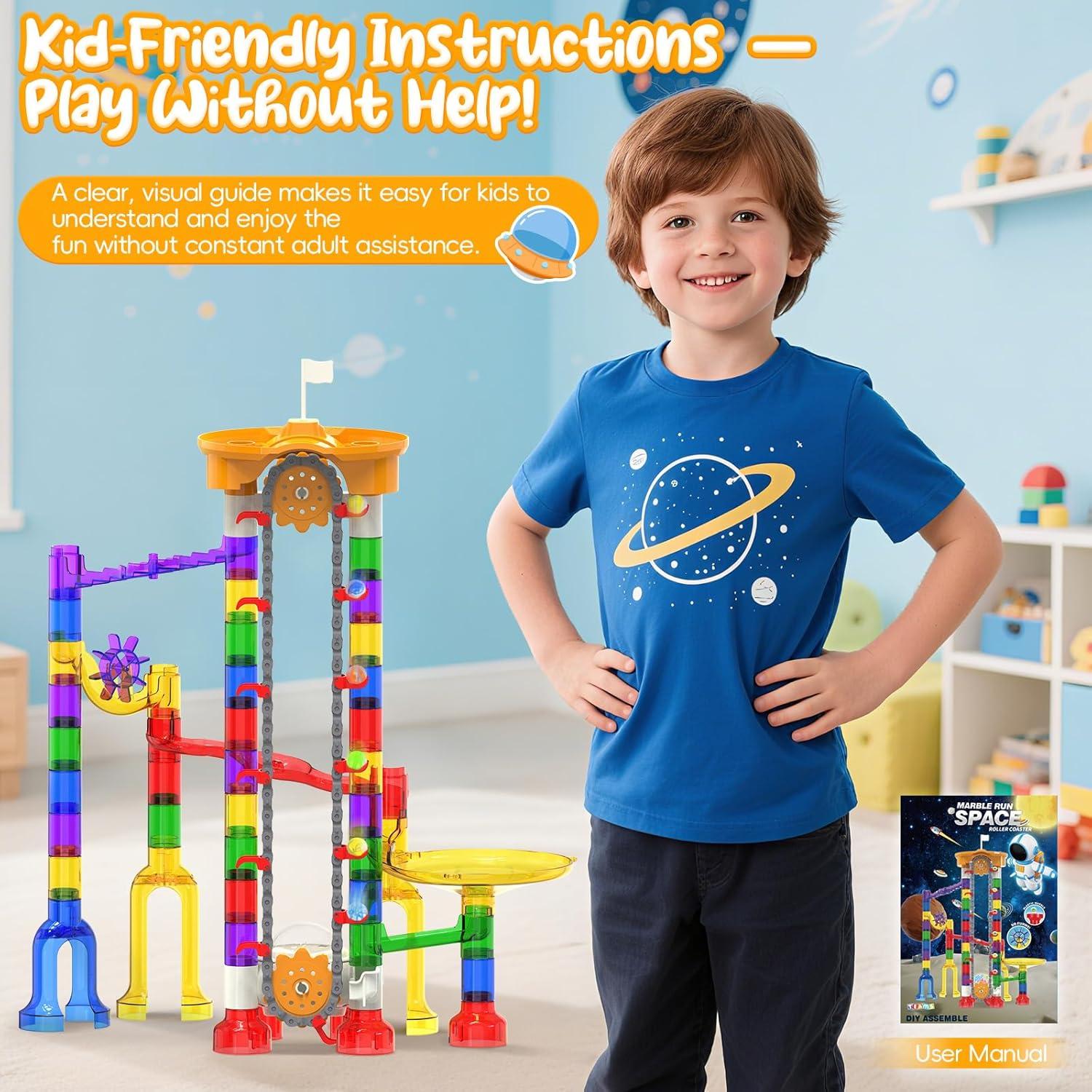 Carrera de Canicas Motorizada Shantou Nai De - Juguete STEM 153 Piezas