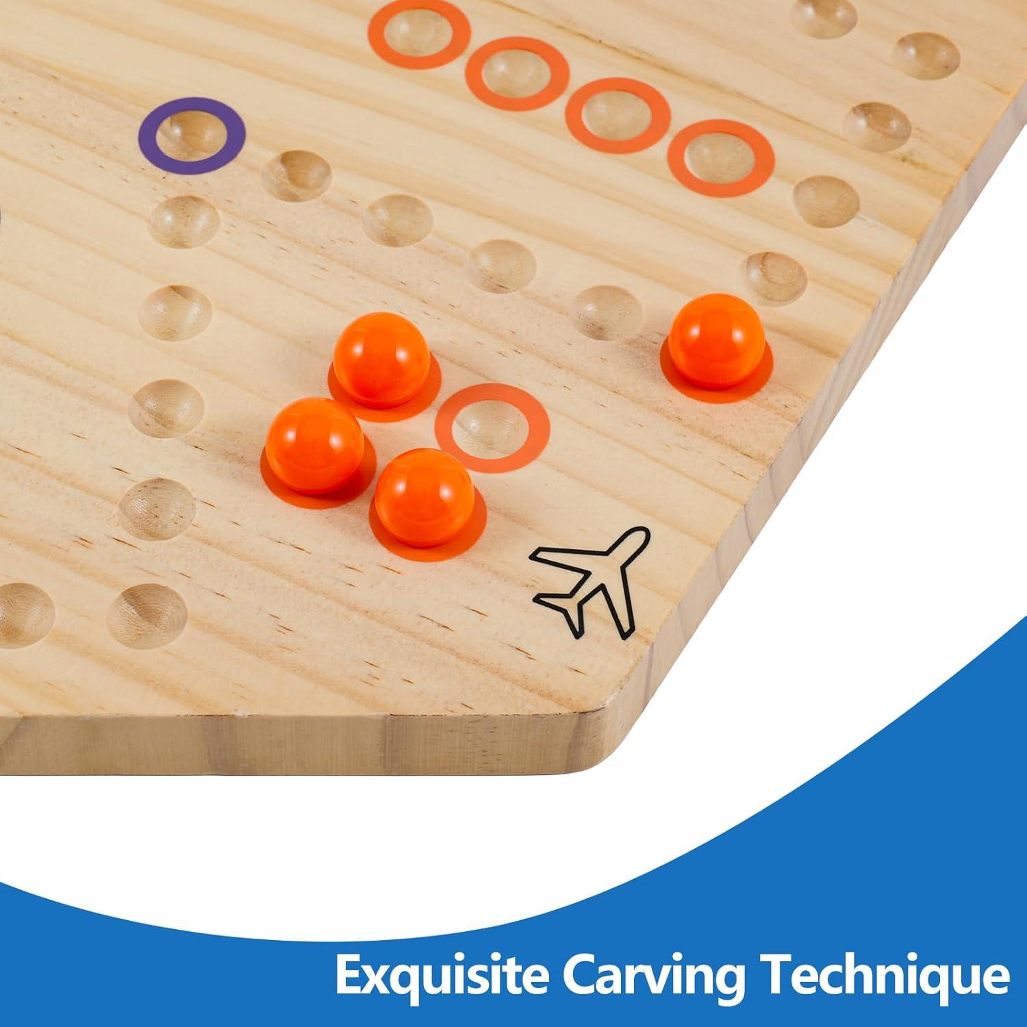 Juego de Mesa Wahoo de Madera 50.8x45.7 cm para 4-6 Jugadores