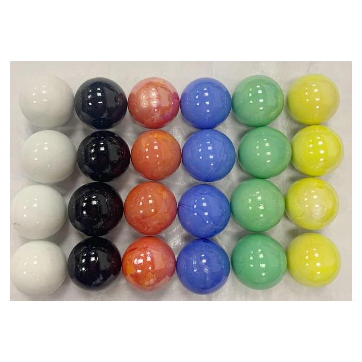 24 Canicas de 2.54 cm para Juego de Damas Chinas