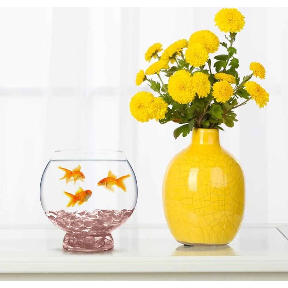 Canicas de Vidrio Planas Rosadas HUIANER 100PCS 0.45kg