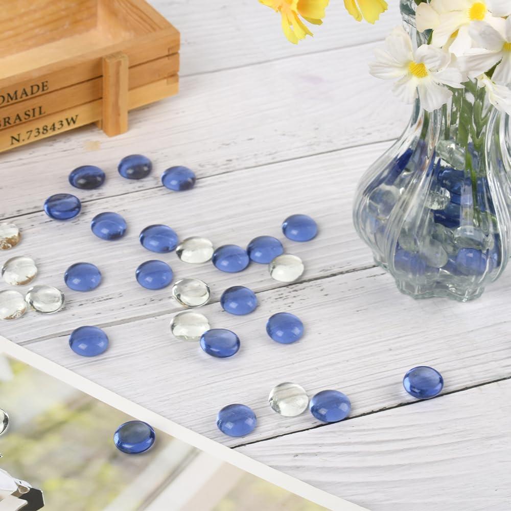 Canicas de vidrio plano 100PCS Redvigh para decoración