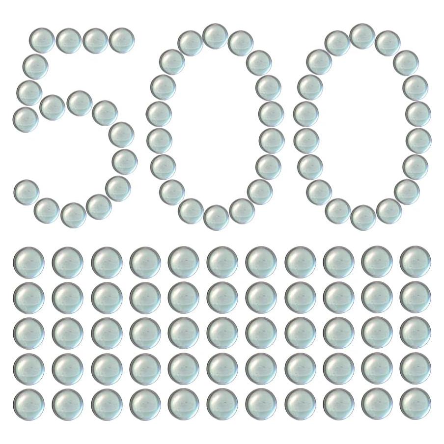 Canicas de vidrio claras KampFit 0.95 cm 500 unidades