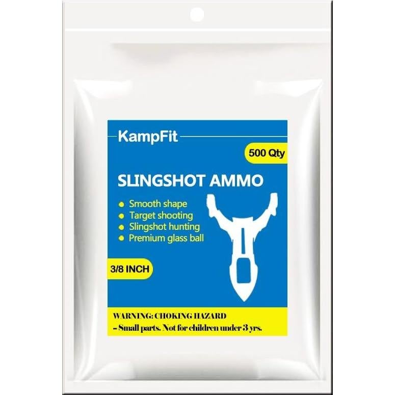 Canicas de vidrio claras KampFit 0.95 cm 500 unidades