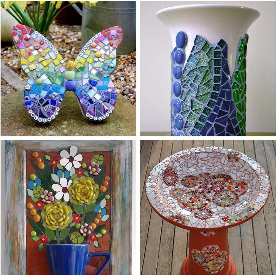 Canicas Planas de Vidrio LUEYAO 1lb para Decoración Acuario