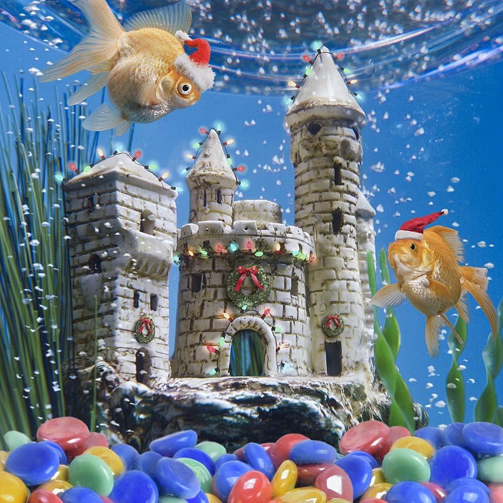 Canicas Planas de Vidrio LUEYAO 1lb para Decoración Acuario