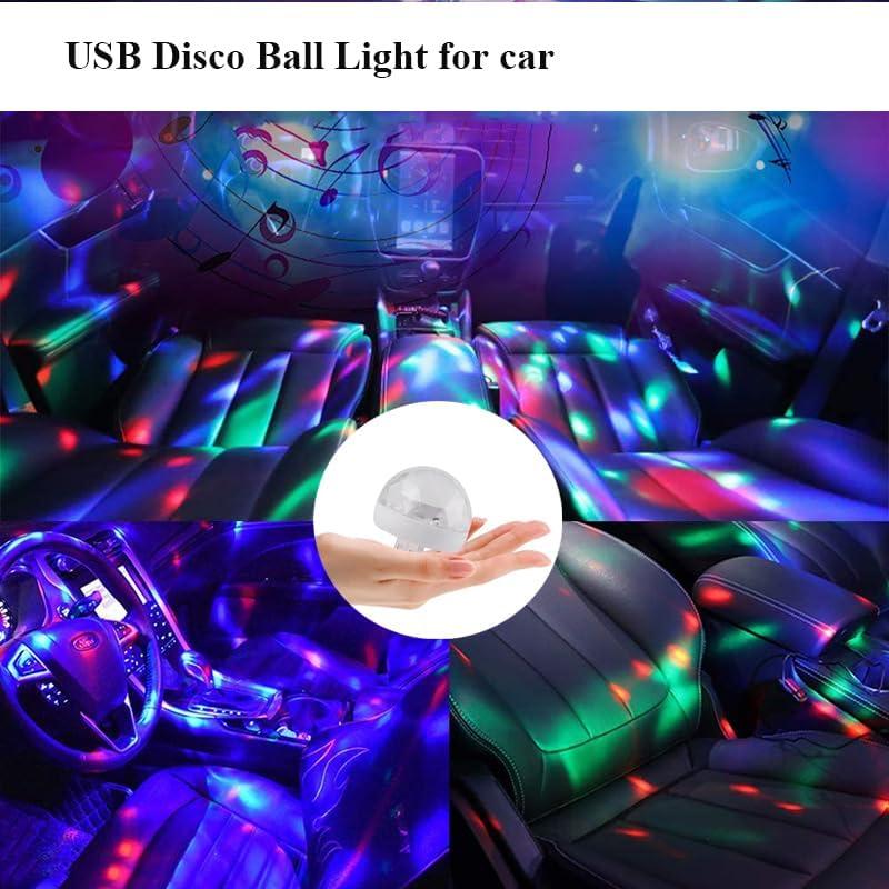 Luz Disco Mini USB Soseelnee RGB Activada por Sonido 2 Pcs