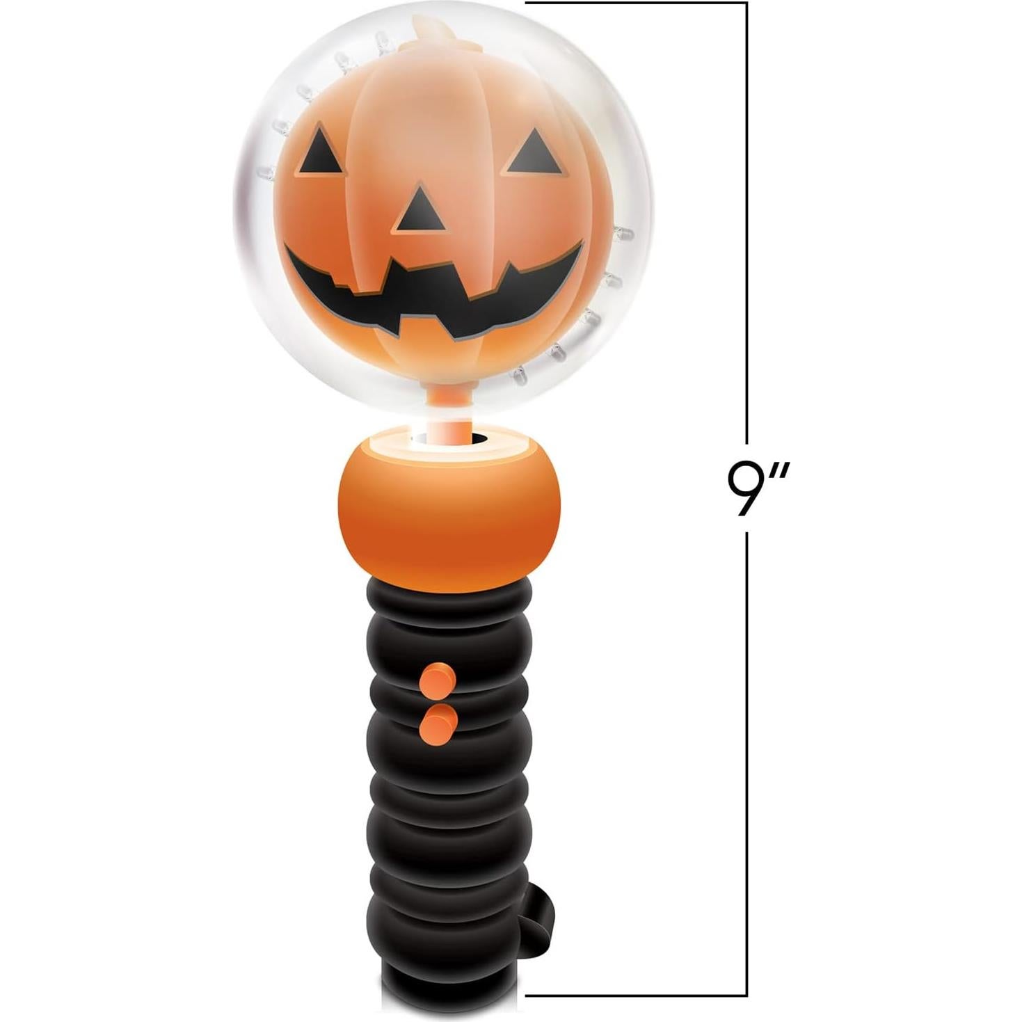 Varita Mágica Iluminada ArtCreativity Calabaza Halloween 22.86 cm
