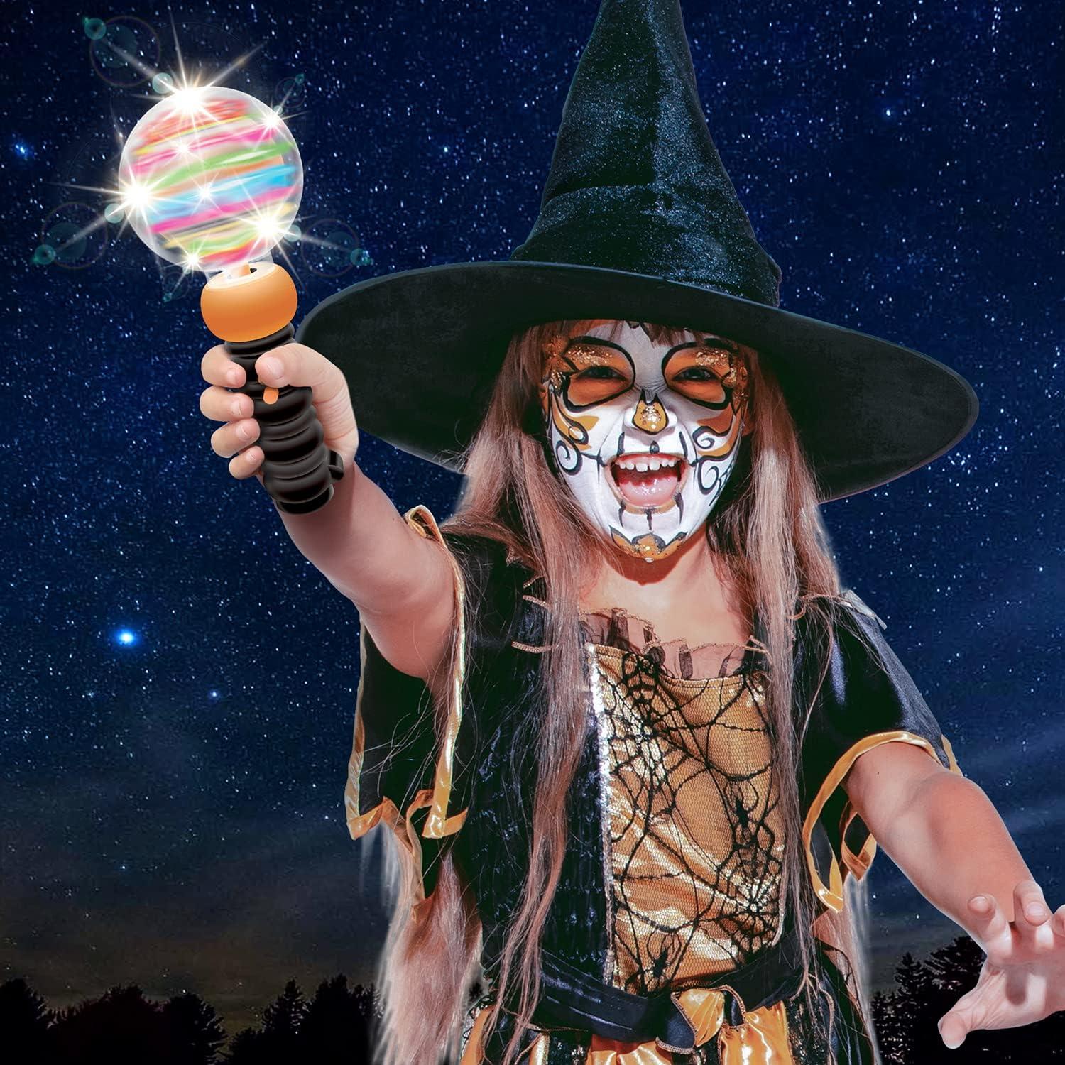 Varita Mágica Iluminada ArtCreativity Calabaza Halloween 22.86 cm