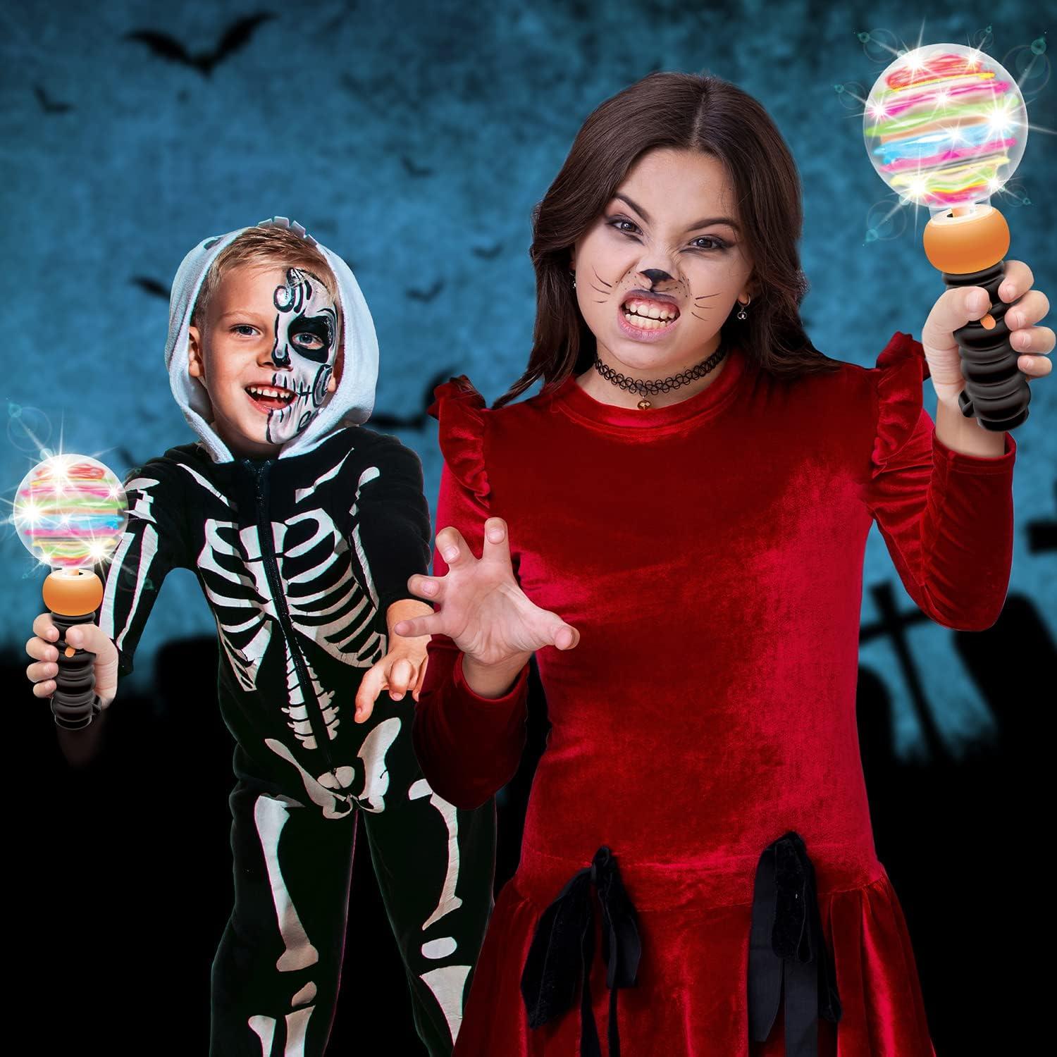 Varita Mágica Iluminada ArtCreativity Calabaza Halloween 22.86 cm