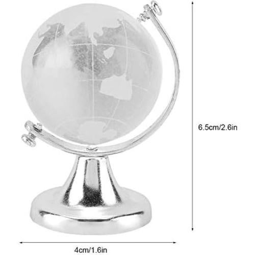 Globo de Cristal GOTOTOP con Mapa del Mundo 6.5 cm