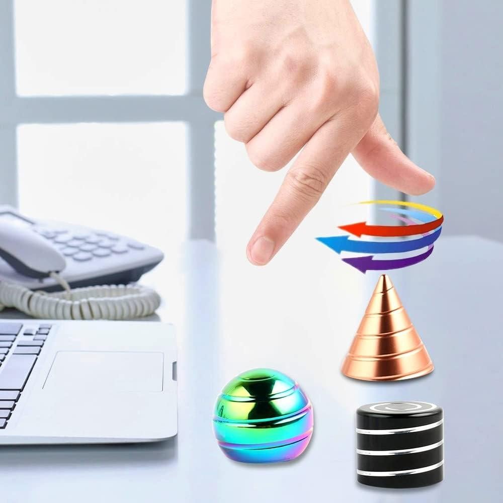 Juguete de Escritorio Antiestrés 3 en 1 Cinético Metal