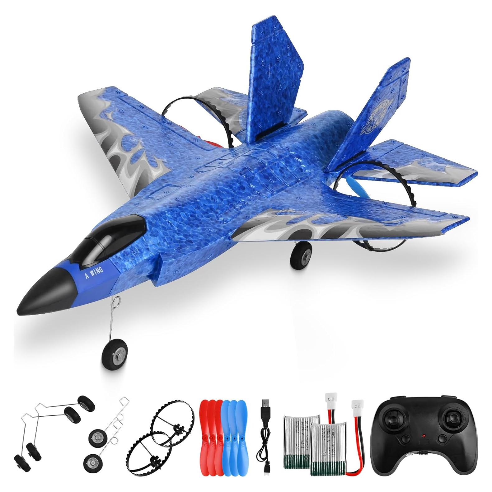 Avión RC Gordengdy F35 2CH con Giroscopio y 2 Baterías