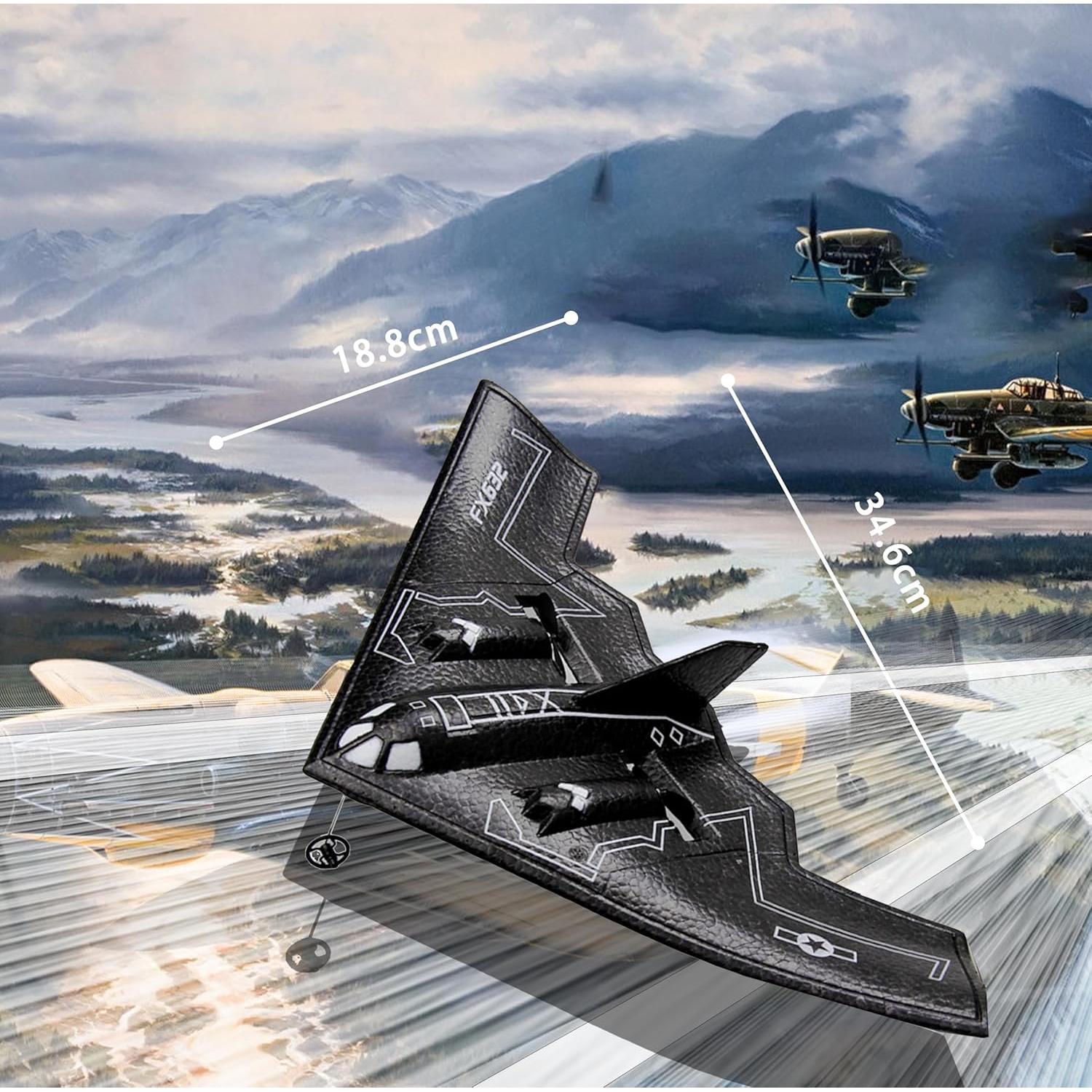 Avión RC B-2 Spirit EPP 2CH Control Remoto 272g