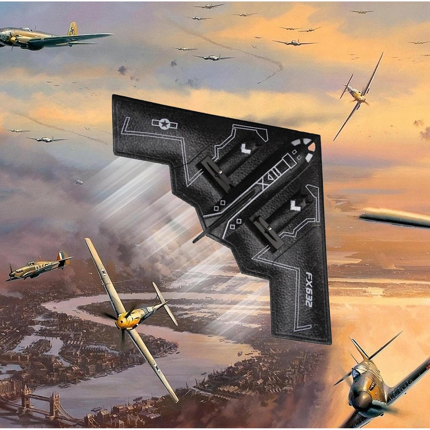 Avión RC B-2 Spirit EPP 2CH Control Remoto 272g