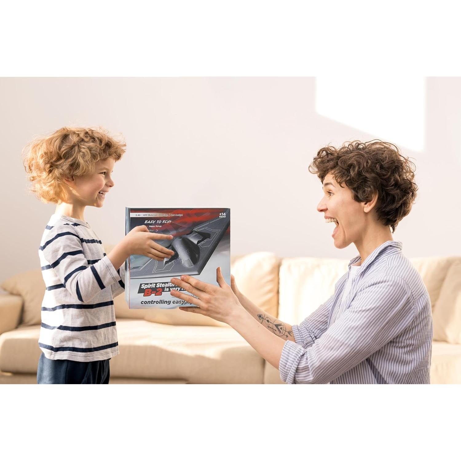 Avión RC B-2 Spirit EPP 2CH Control Remoto 272g