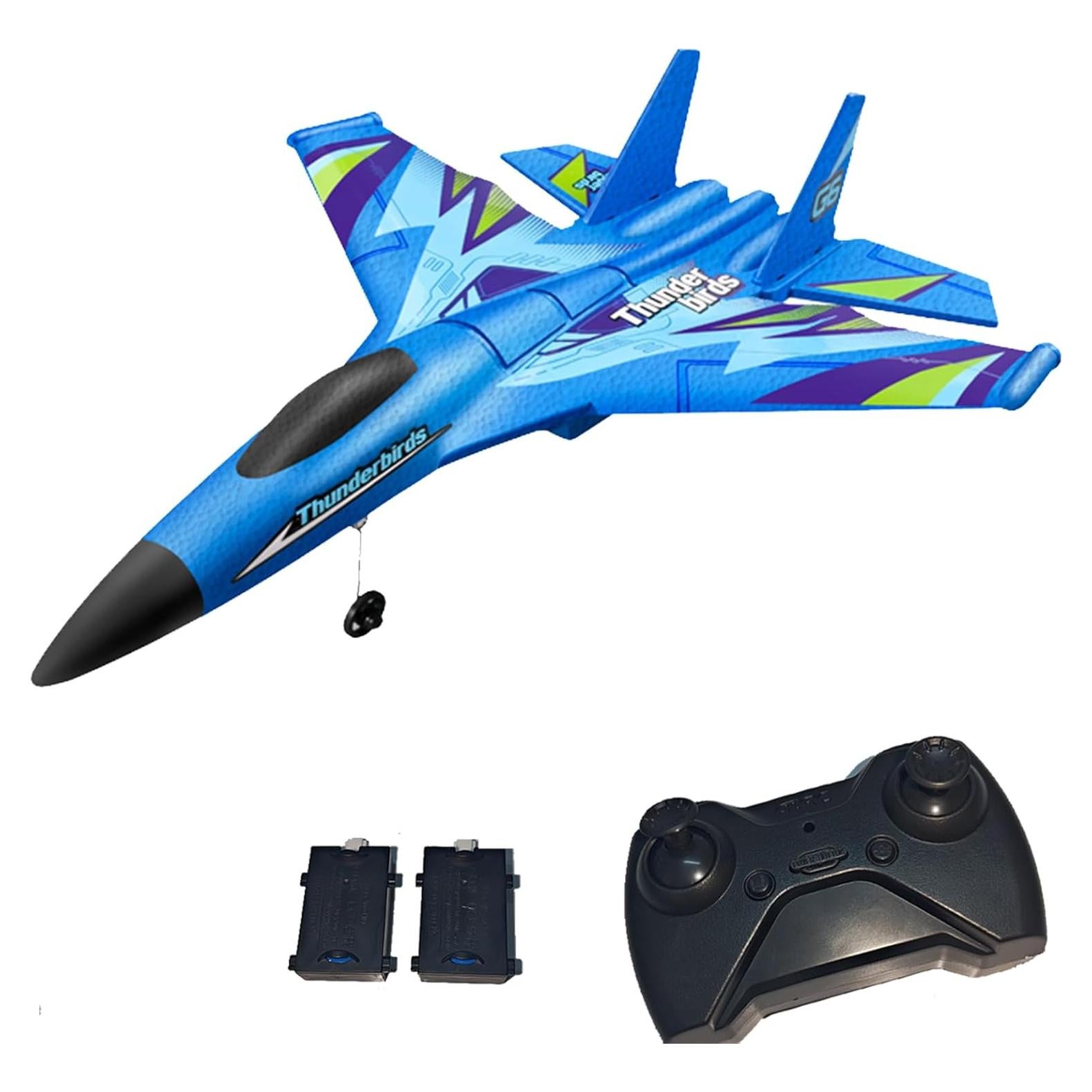 Avión RC GIGEGAIRC Azul 26cm Control Remoto 2.4GHz