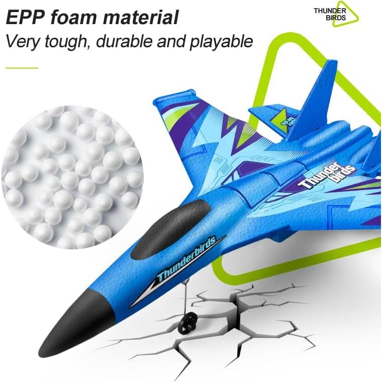 Avión RC GIGEGAIRC Azul 26cm Control Remoto 2.4GHz