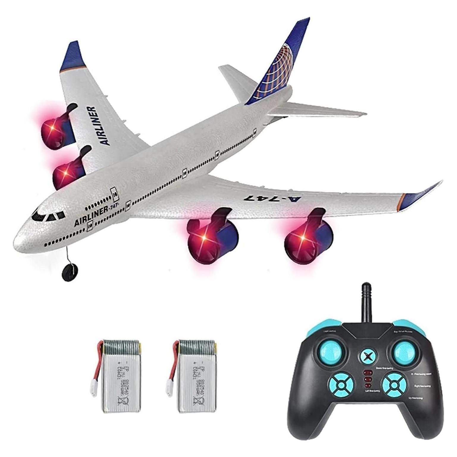 Avión Eléctrico RC Airbus A380/747 2.4G - EPP - 2 Baterías