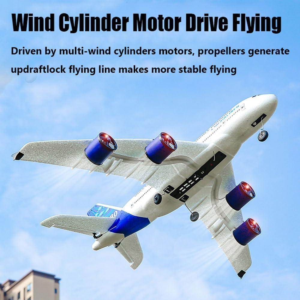 Avión Eléctrico RC Airbus A380/747 2.4G - EPP - 2 Baterías