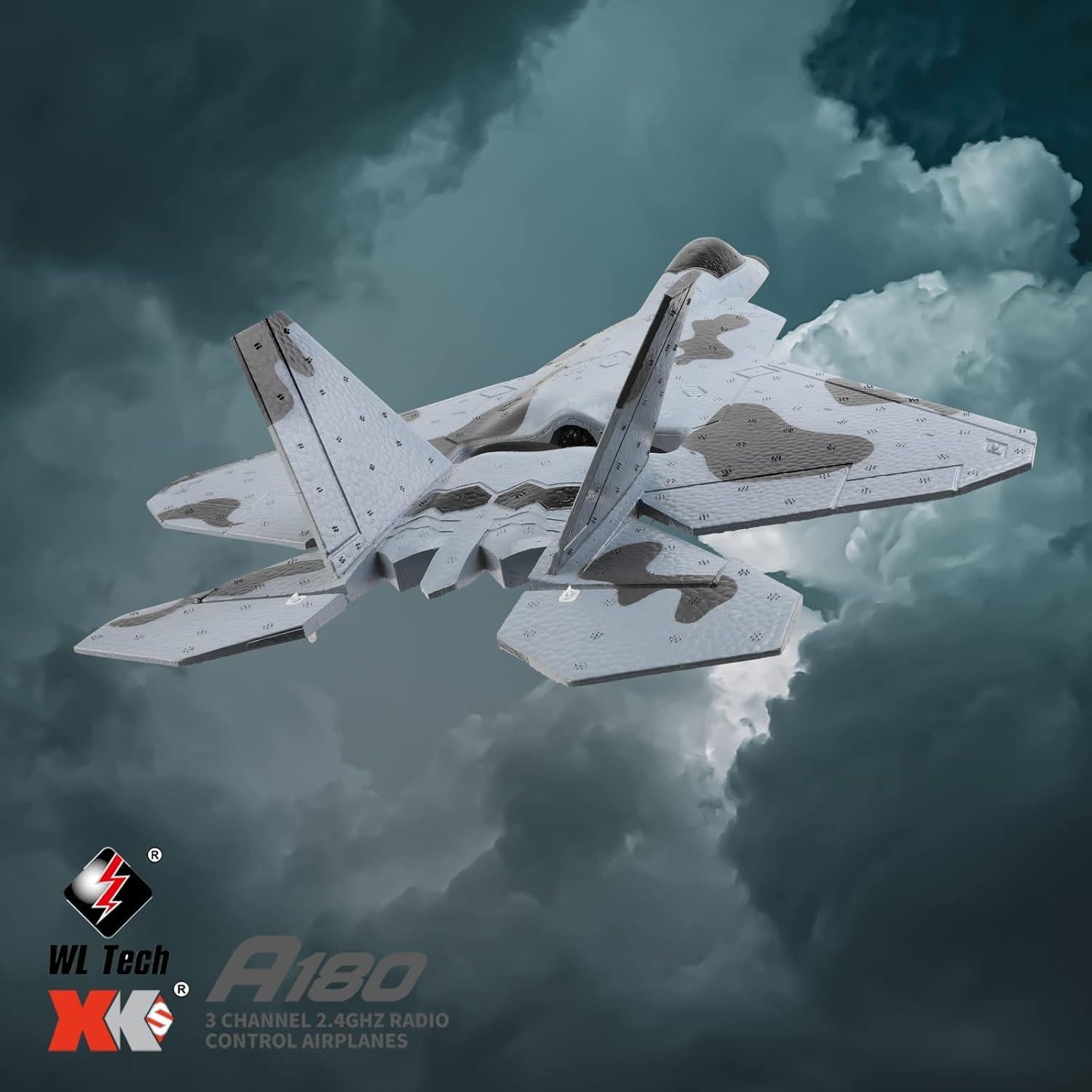 Avión RC WLtoys A180 3 Canales con Giroscopio 3D/6G