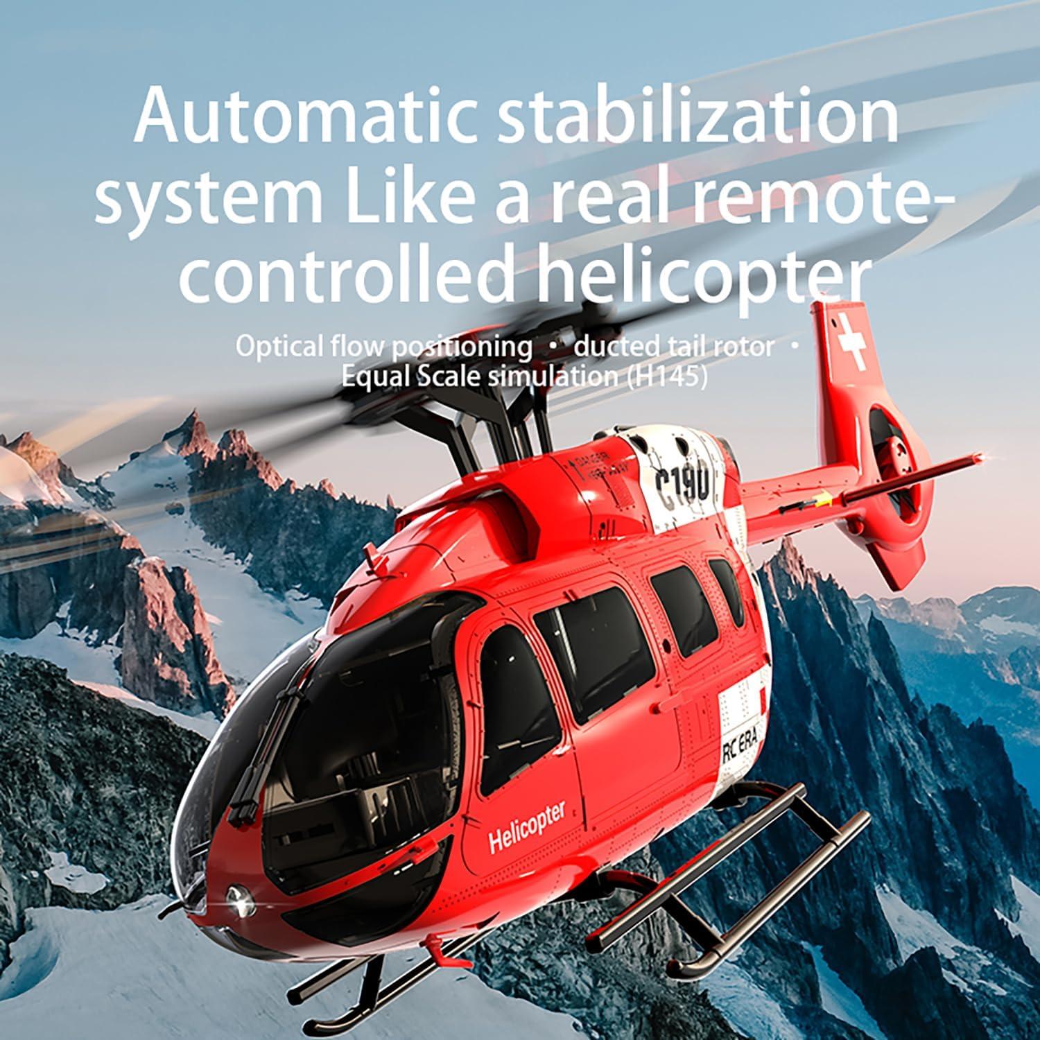 Helicóptero RC C190-SS-0101 RC ERA 6CH con Flotación Óptica