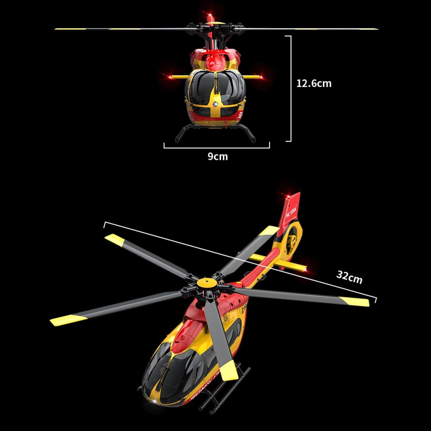 Helicóptero RC C190-SS-0101 RC ERA 6CH con Flotación Óptica
