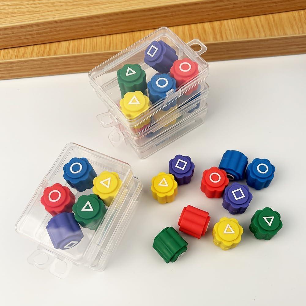 Juego Gonggi Coreano THOVY - 5 Canicas Coloridas, Mejora Destreza